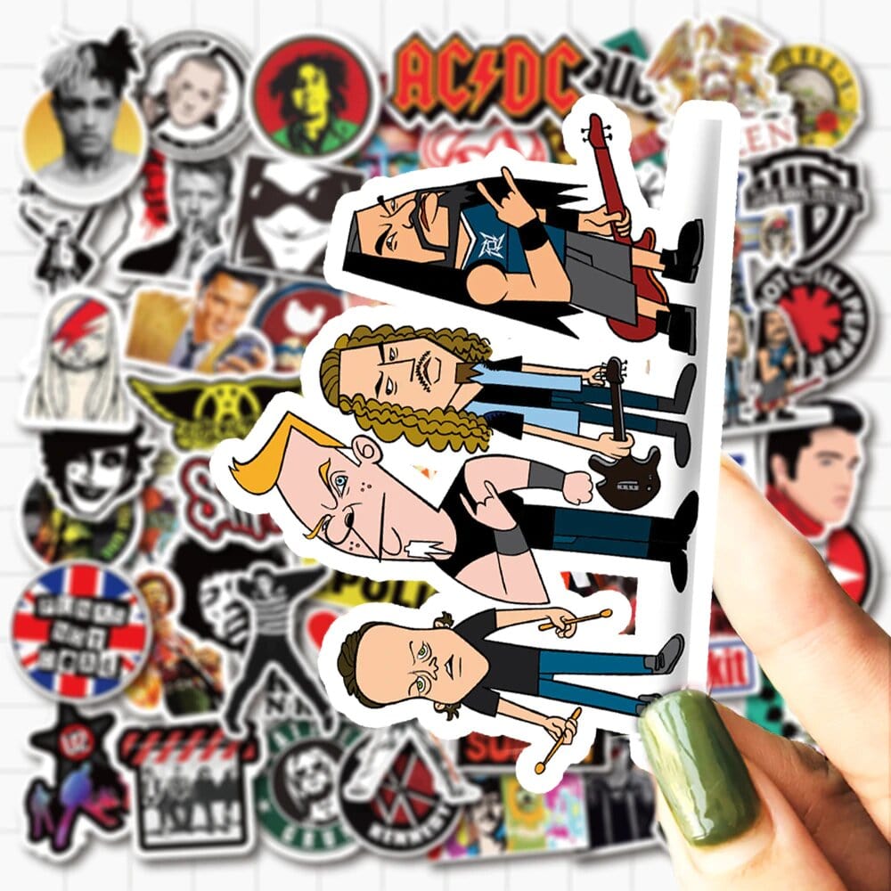 Stickers Rock Band Stickers Mania