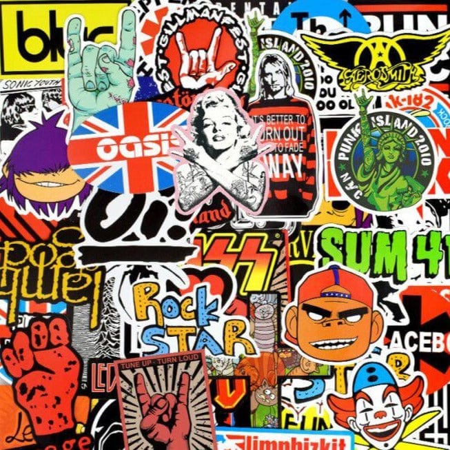 Stickers Rock Brillant Stickers Mania