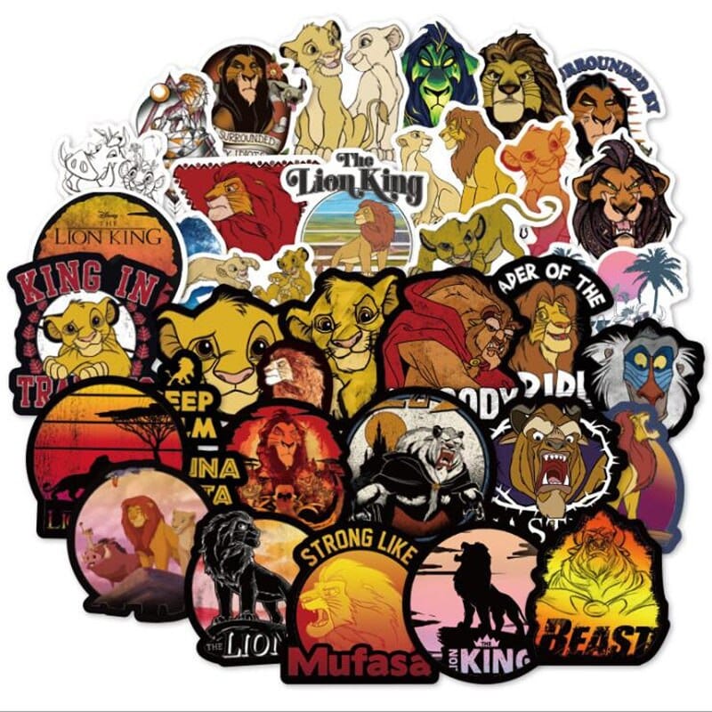 Stickers Roi Lion Stickers Mania
