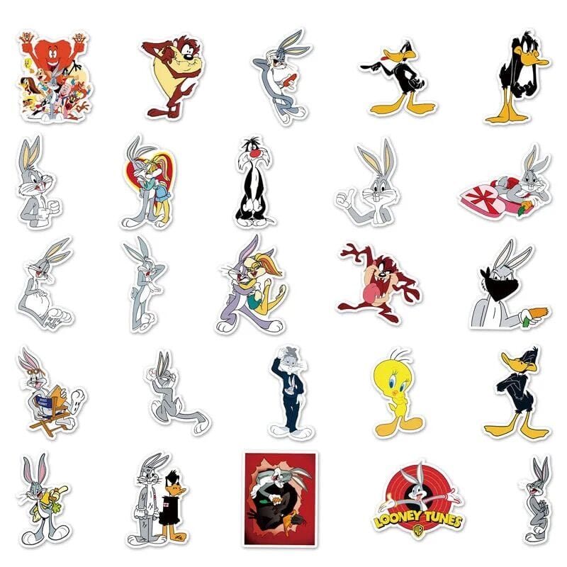 Stickers Skate<br> Looney Tunes (50 pcs) Stickers Mania