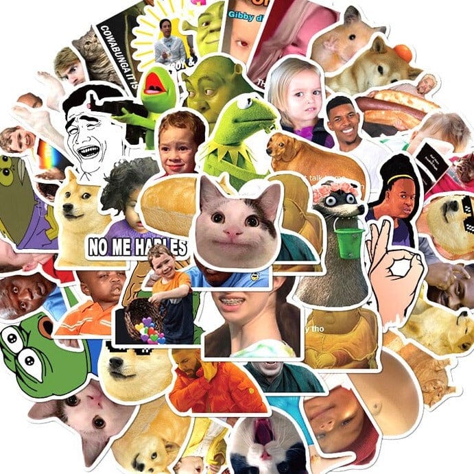 Stickers Skate<br> Memes (50 pcs) Stickers Mania
