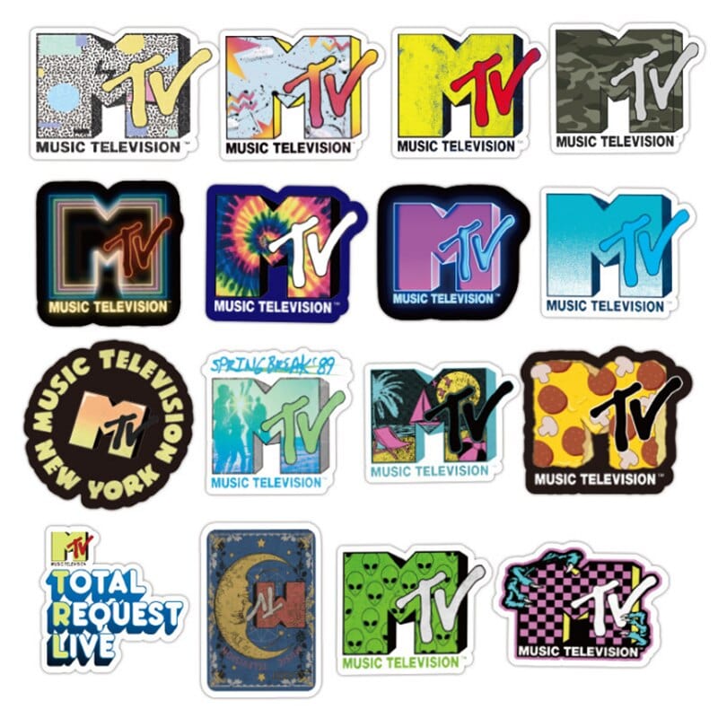 Stickers Skate<br> MTV (50pcs) Stickers Mania