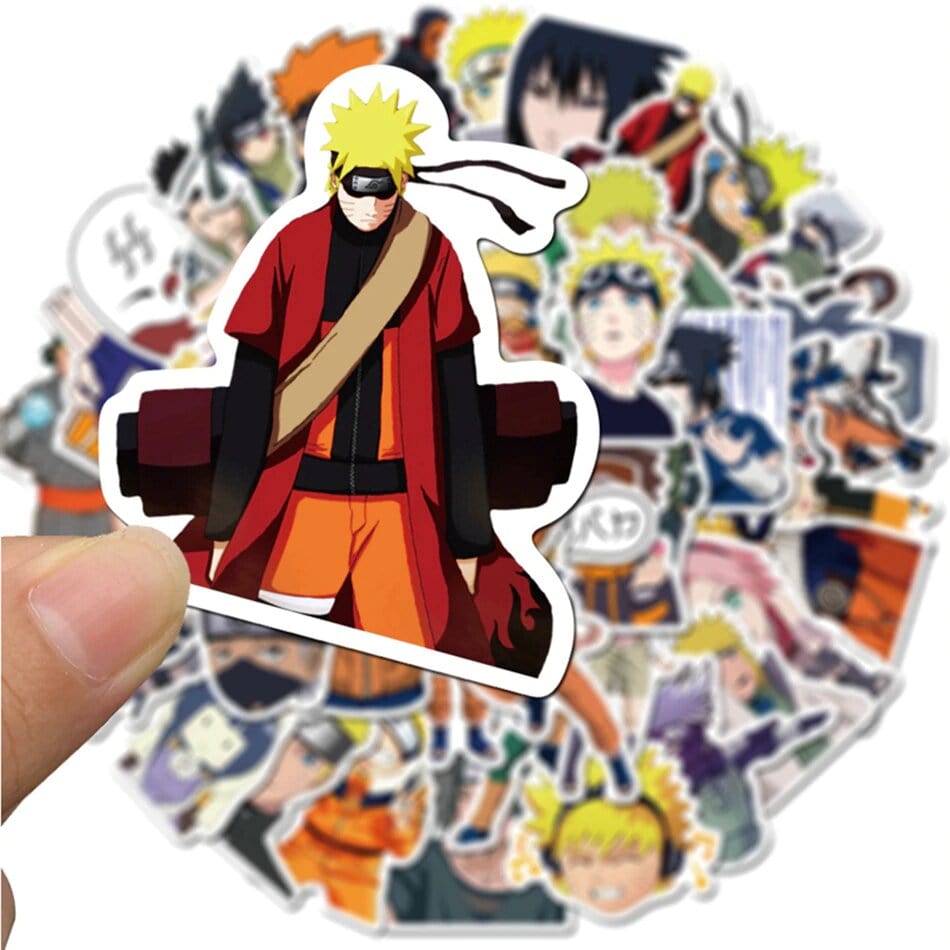 Stickers Skate <br> Naruto (50pcs) Stickers Mania