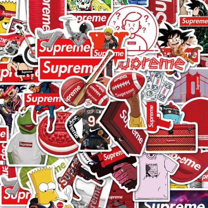 Stickers Skate<br> Supreme (100 pcs) Stickers Mania