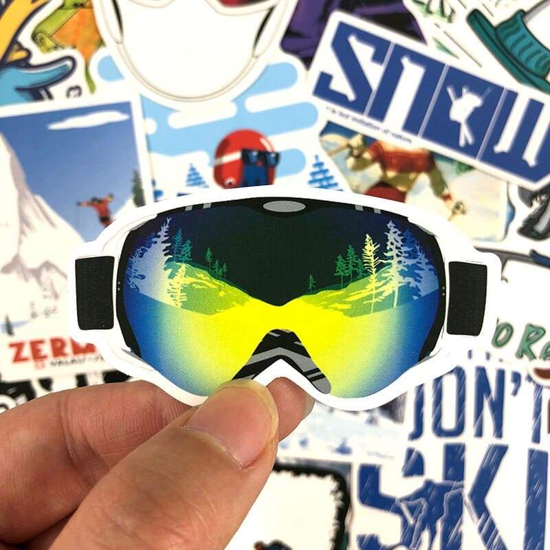 Stickers Ski | Pack de 35 Stickers Mania