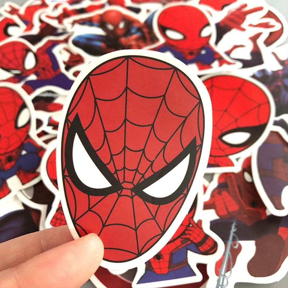 Stickers Spiderman <br> (Pack de 35) Stickers Mania
