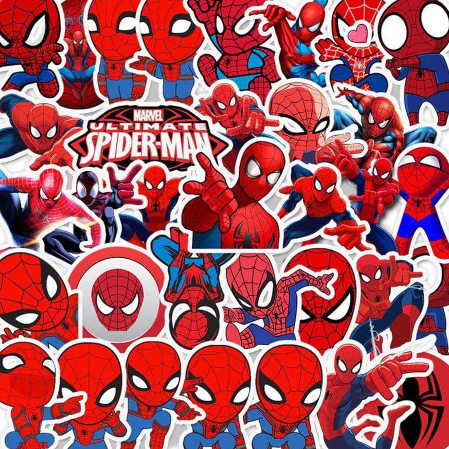 Stickers Spiderman <br> (Pack de 35) Stickers Mania