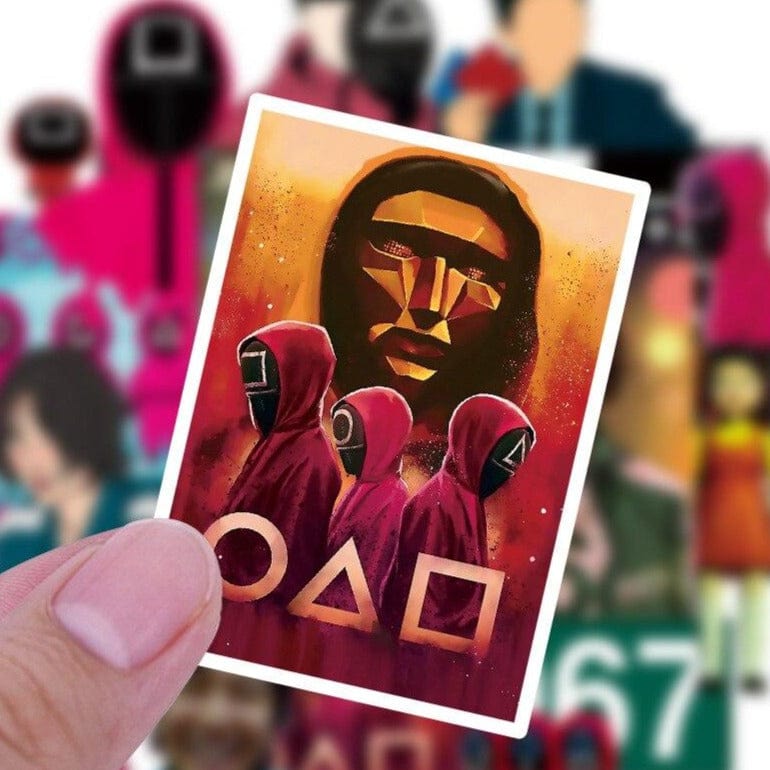 Stickers Squid Game (Pack de 50) Stickers Mania