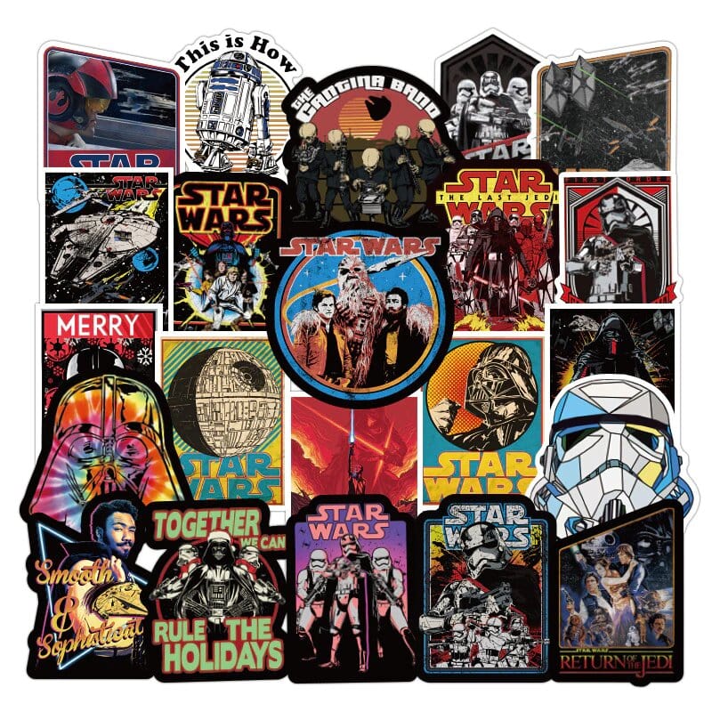 Stickers Star Wars <br> (Pack de 108) Stickers Mania