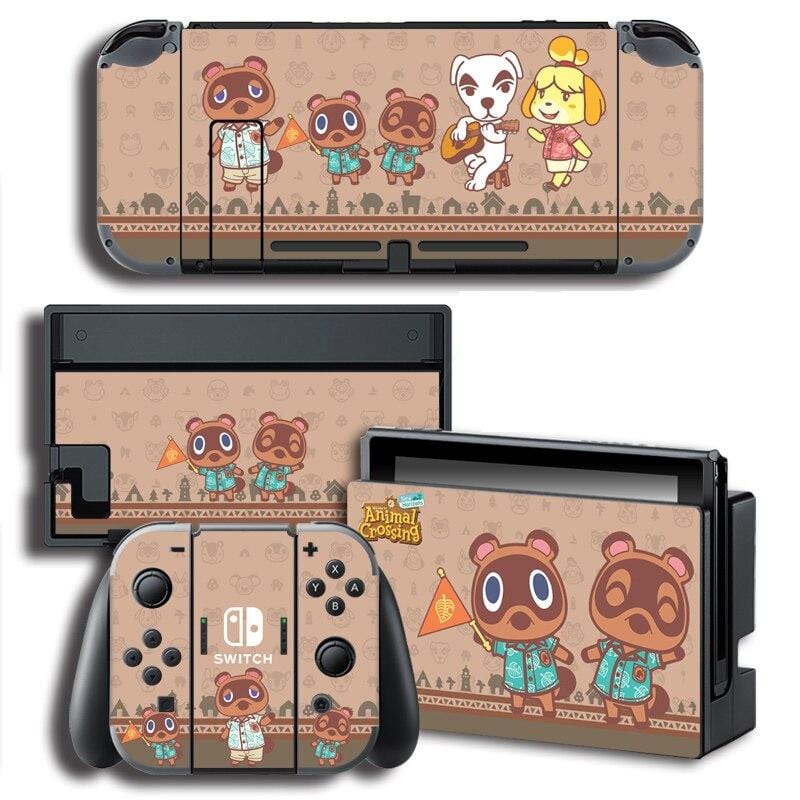 Stickers Switch Animal Crossing Marron