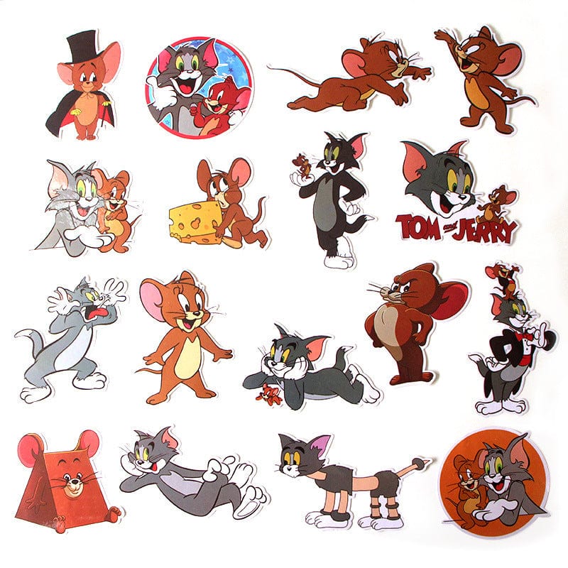 Stickers Tom & Jerry <br> (Pack de 17) Stickers Mania