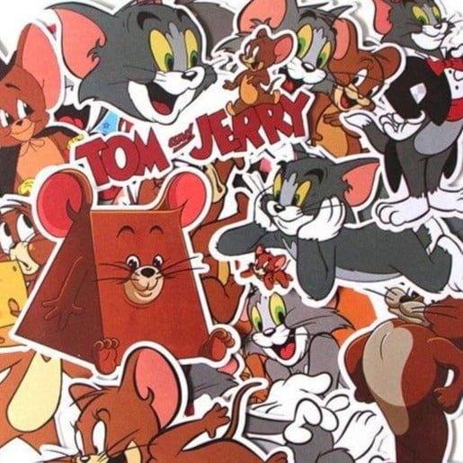 Stickers Tom & Jerry <br> (Pack de 17) Stickers Mania