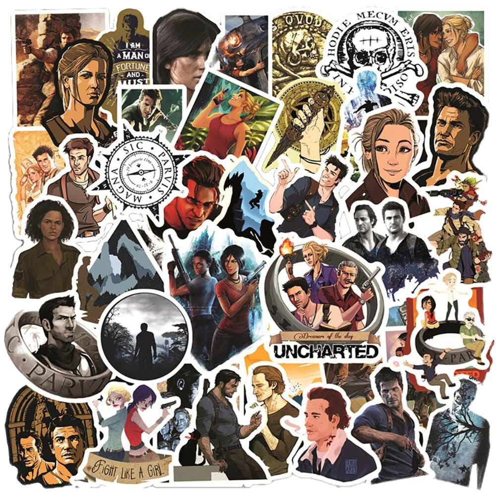 Stickers Uncharted Stickers Mania