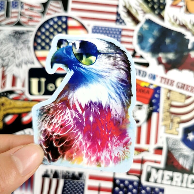Stickers USA Stickers Mania