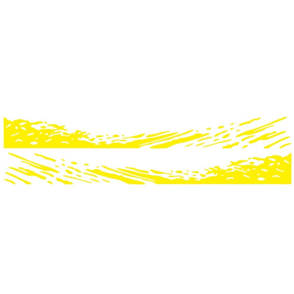 Stickers Van<br>Éclaboussures Jaune Stickers Mania