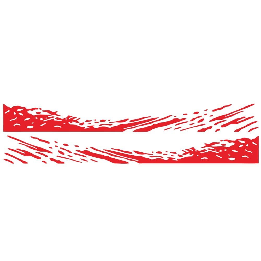 Stickers Van<br>Éclaboussures Rouge Stickers Mania