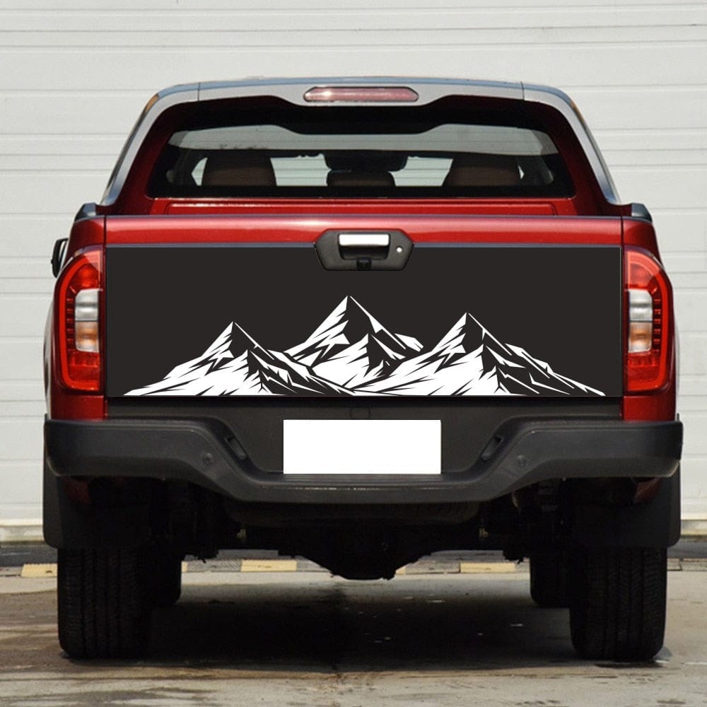 Stickers Van Montagnes Gris Stickers Mania