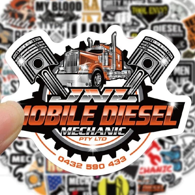 Stickers Vintage<br> Garage (50 pcs) Stickers Mania