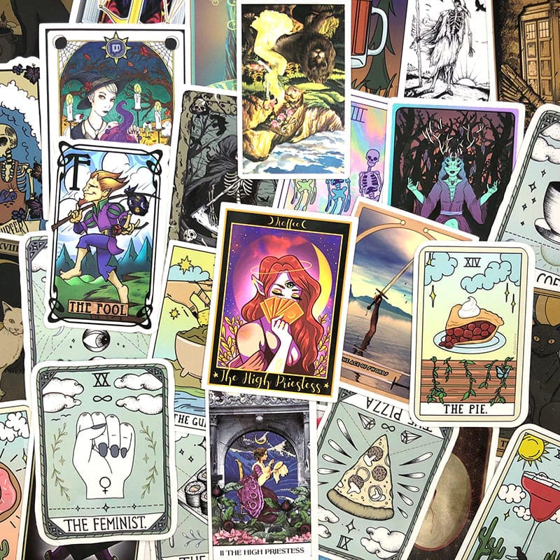 Stickers Vintage<br> Tarot (60 pcs) Stickers Mania