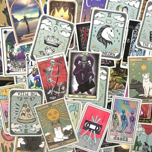 Stickers Vintage<br> Tarot (60 pcs) Stickers Mania