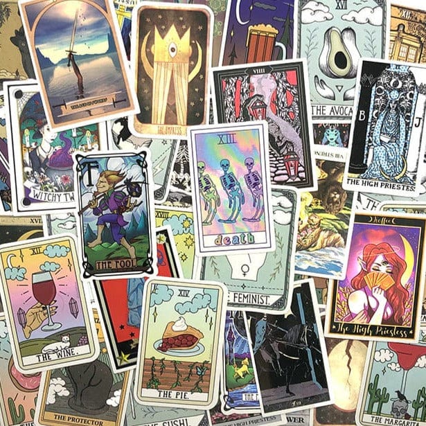 Stickers Vintage<br> Tarot (60 pcs) Stickers Mania