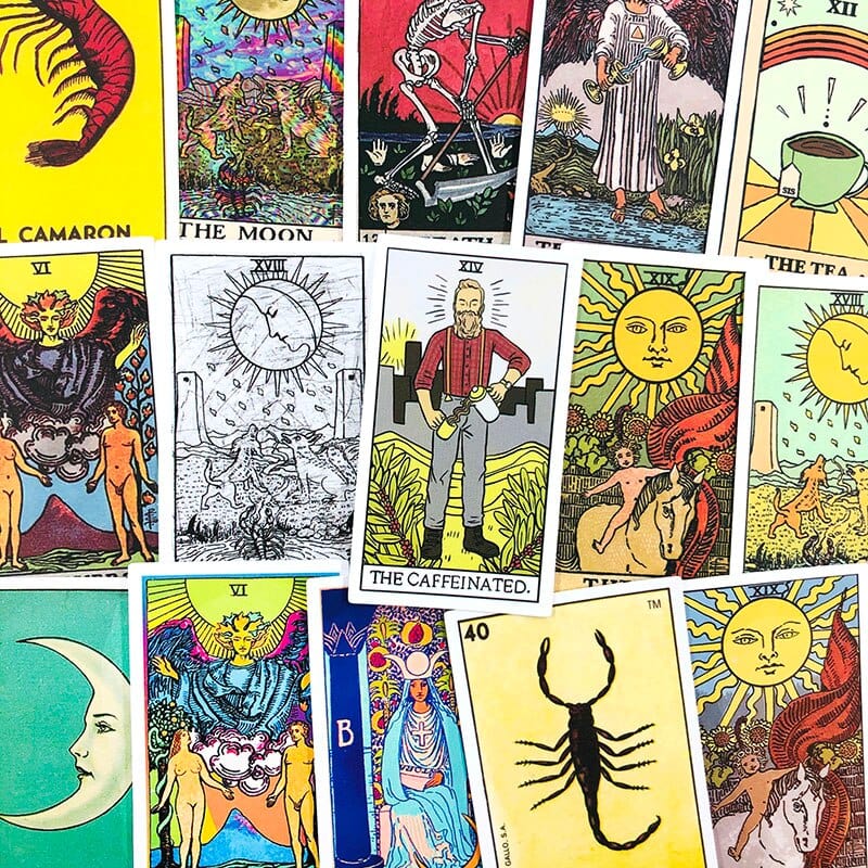Stickers Vintage<br> Tarot Mat (60 pcs) Stickers Mania