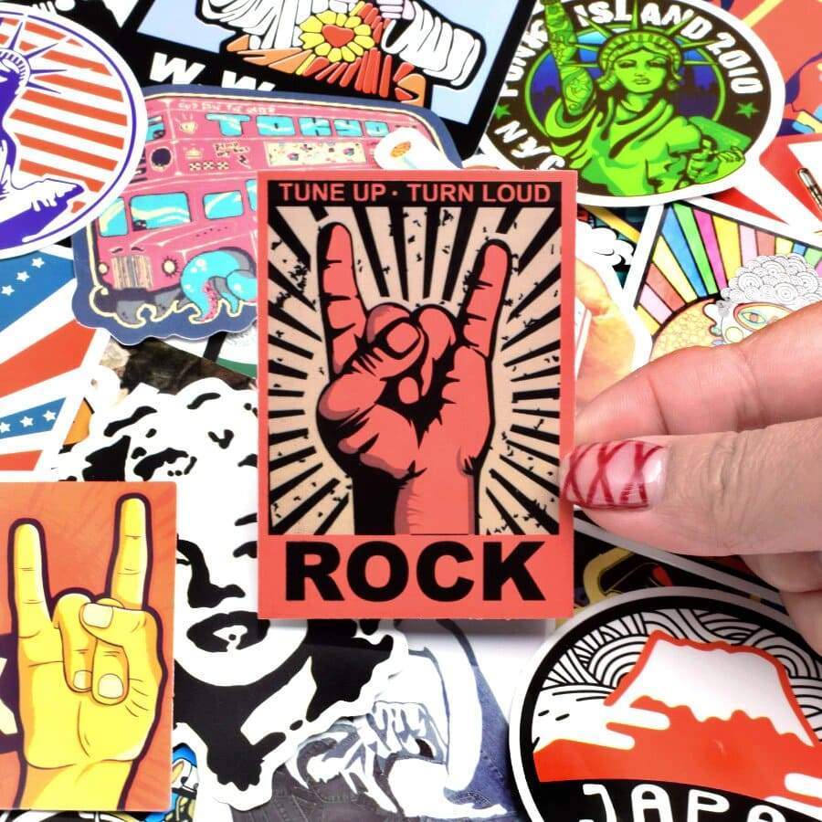 Stickers Vintage<br> USA (50 pcs) Stickers Mania