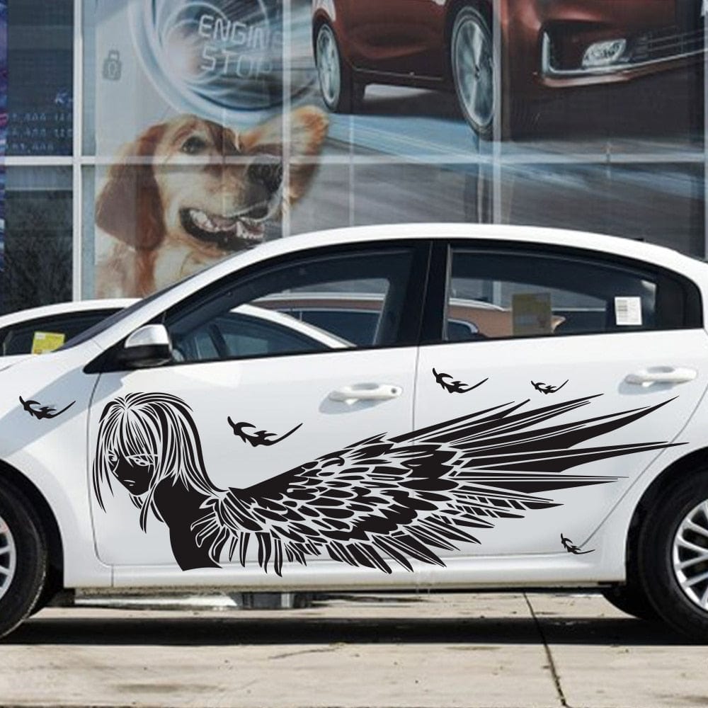 Stickers Voiture Ange Gardien Stickers Mania