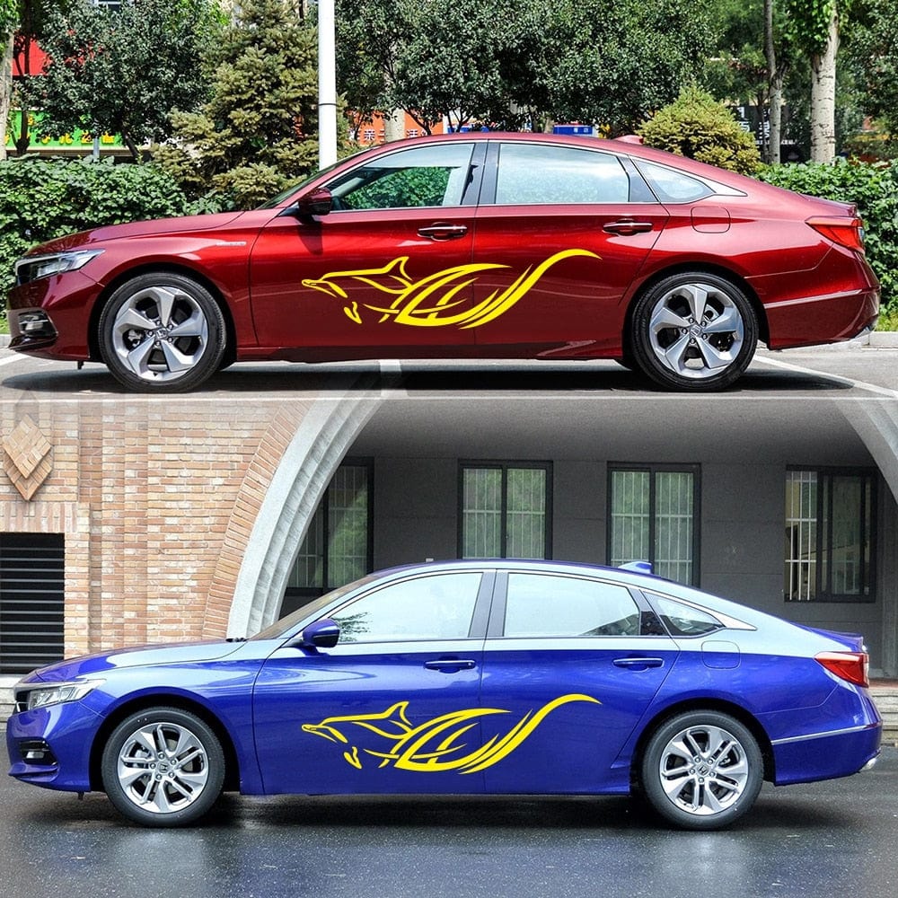 Stickers Voiture Dauphin Stickers Mania