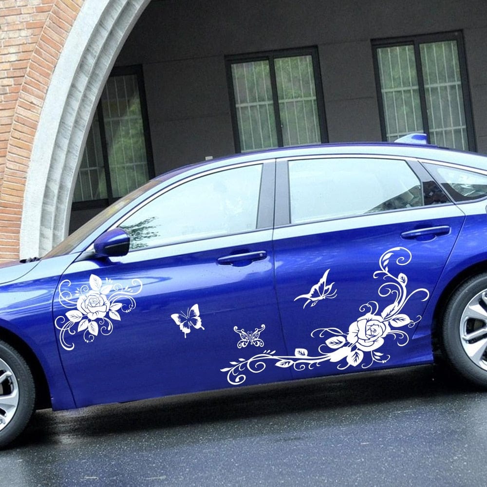 Stickers Voiture Fleurs Stickers Mania