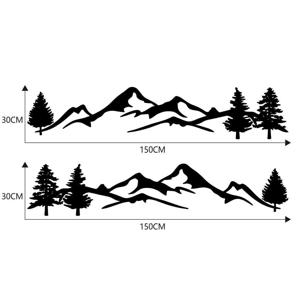 Stickers Voiture Montagne Stickers Mania