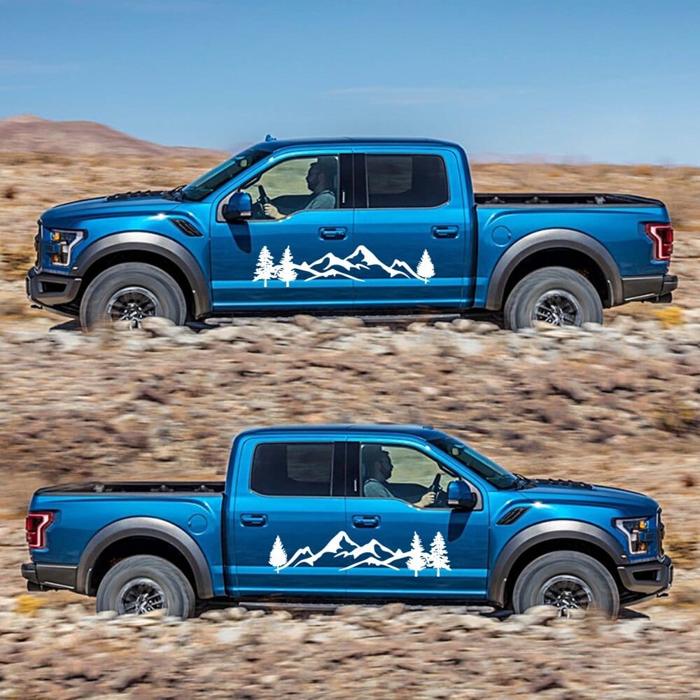 Stickers Voiture Montagne Stickers Mania