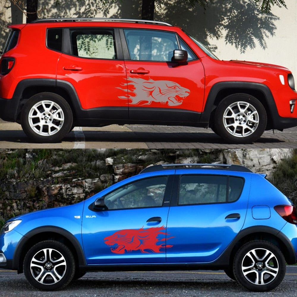 Stickers Voiture Panthère Stickers Mania