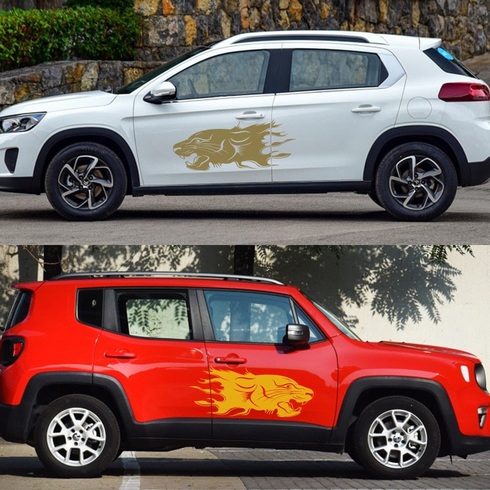 Stickers Voiture Panthère Stickers Mania