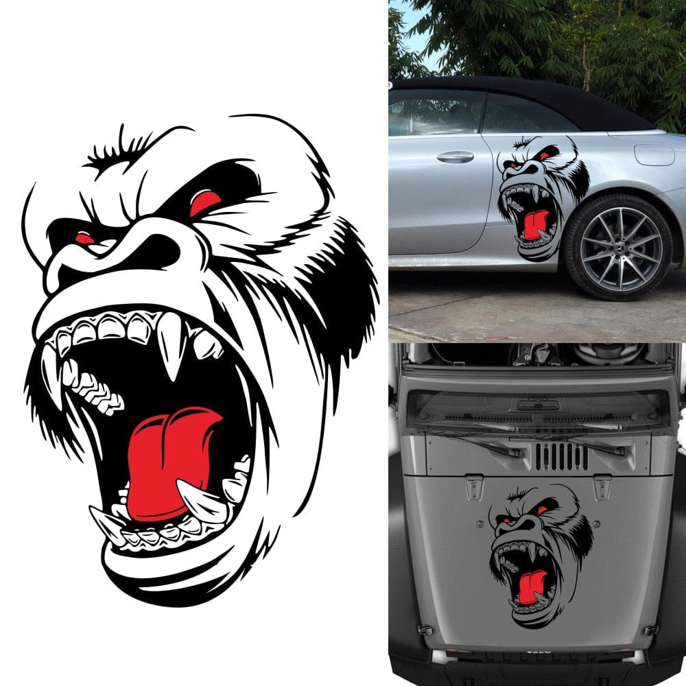Stickers Voiture Singe Stickers Mania