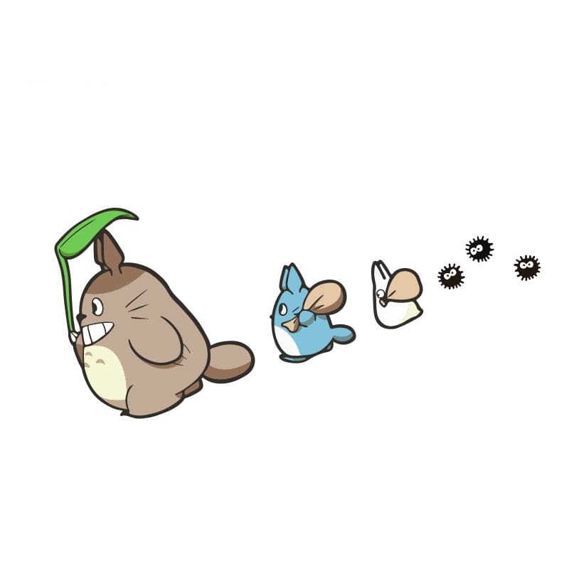 Stickers Voiture Totoro Gauche Stickers Mania