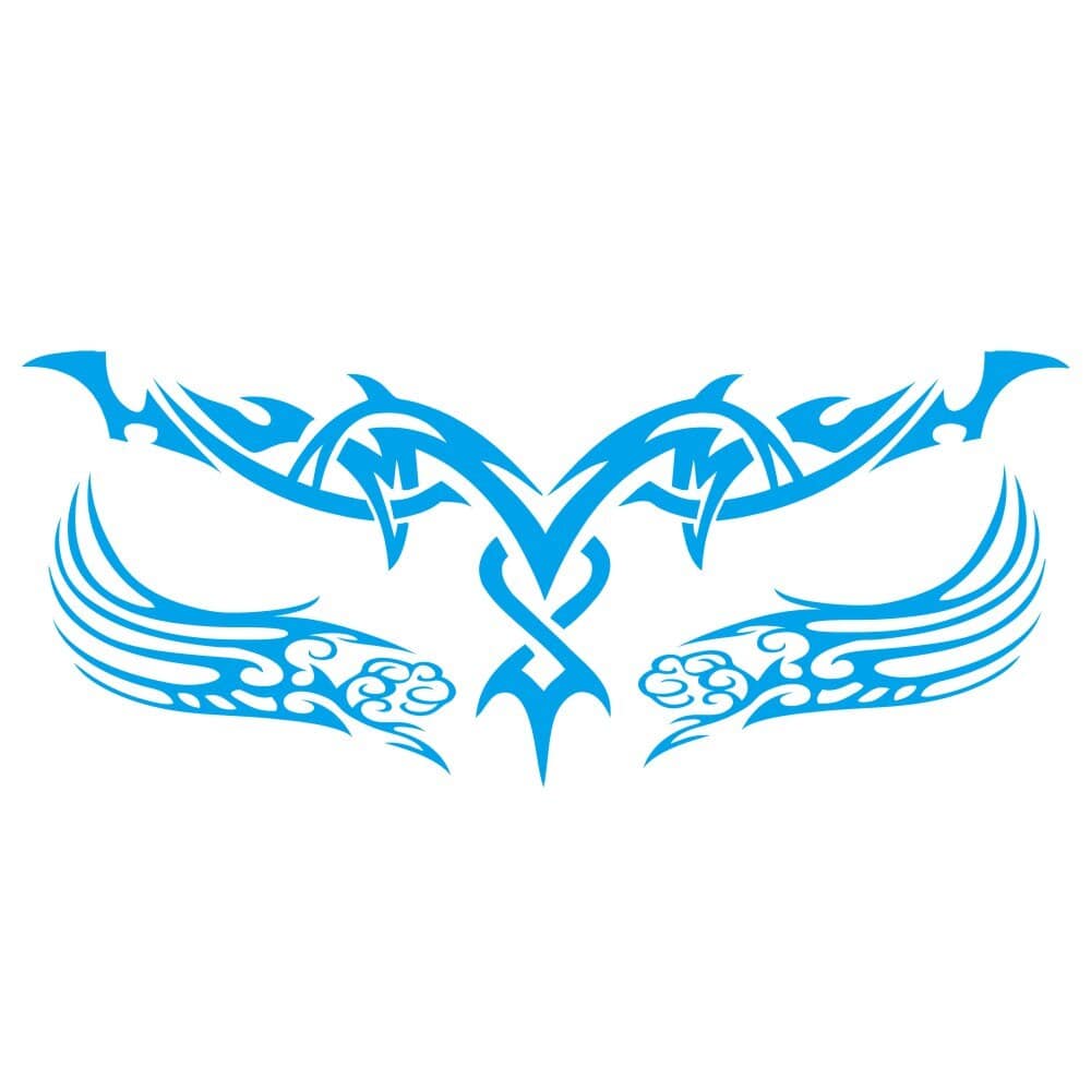 Stickers Voiture Tribal Bleu Stickers Mania