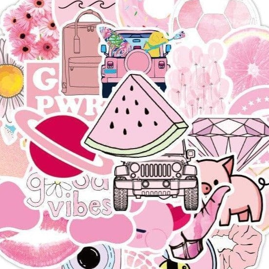 Stickers VSCO <br> Rose (50pcs) Stickers Mania