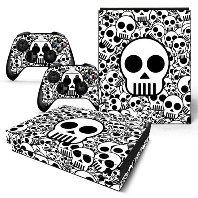 Stickers Xbox One X Têtes de Mort Stickers Mania