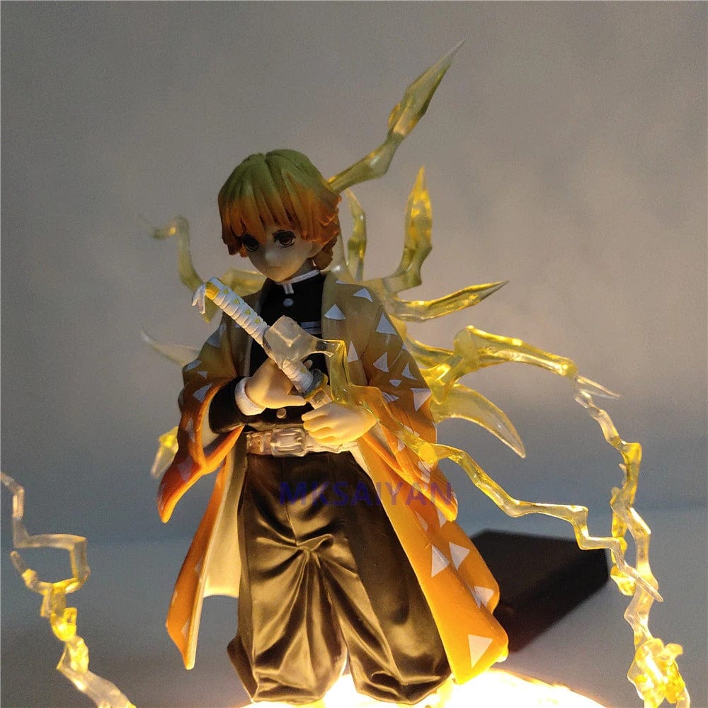 Zenitsu Agatsuma Figurine LED Stickers Mania